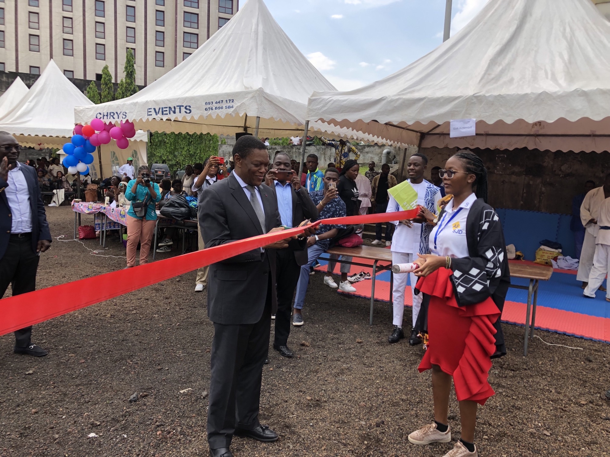 Lancement des activités des clubs à Saint Jérôme Douala 